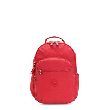 Kipling Seoul Small Klassieke Tablet Rugzak Rood | BE 1609QM